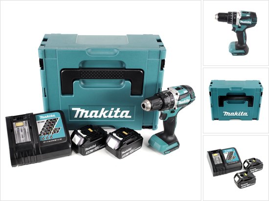 MAKITA DHP484RTJ Accuklopboormachine 18V 5 0 AH Li ion bol