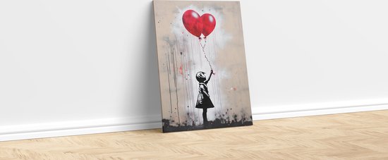 Street Art Banksy Little Girl With Balloons Poster – Graffiti Art Poster – Posters à encadrer – 43,2 x 61 cm (A2+)