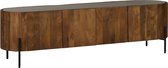 Woonexpress TV-meubel Bogen - Mango hout - Bruin - 180x52x40 cm (BxHxD)