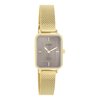 Goudkleurige OOZOO horloge met goudkleurige metalen mesh armband - C20353