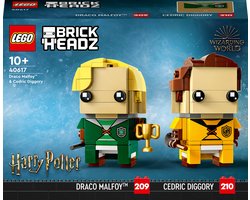 LEGO Harry Potter Brickheadz 40617 - Draco Malfidus™ en Carlo Kannewasser