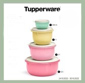 Tupperware vintage wonderkommen set van 4