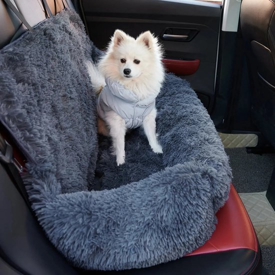 Autostoel Hond - Automand Honden - Hondemand Auto - Hondenmand - Hondenstoel - Geschikt Voor Honden Tussen 5-50kg - Navy - Merkloos
