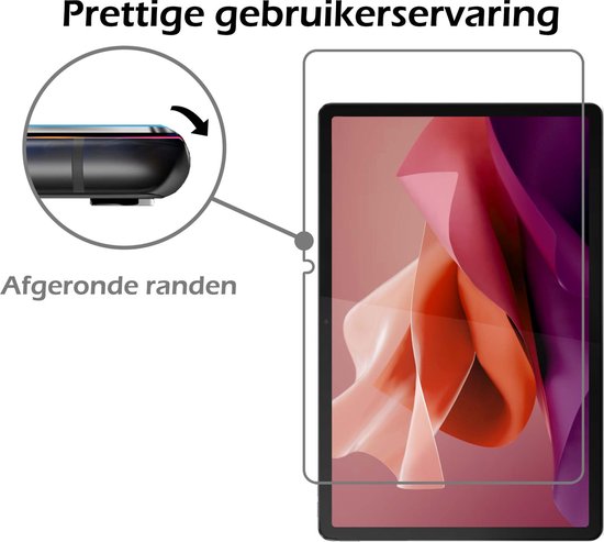 Étui adapté pour Lenovo Tab P12, étui pour tablette à trois volets avec découpe, adapté pour Lenovo Pen avec protecteur d'écran - Étui adapté pour Lenovo Tab P12, étui à Hardcover, Bookcase - Or rose