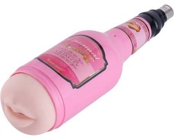 Pocket Masturbator Mond Roze met 3XLR aansluiting voor Auxfun Basic Seksmachine