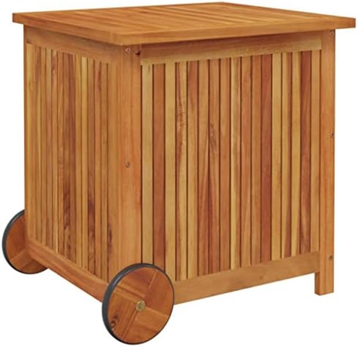 vidaXL - Tuinbox - met - jaloezieën - 150x50x56 - cm - massief