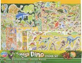 Dinosaurus stickers set - voor kinderen - 1000 stuks - Dino artikelen