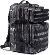 Militaire rugzak - Leger rugzak - Tactical backpack - Leger backpack - Leger tas - 45cm x 33cm x 29cm - 45L - Zwart