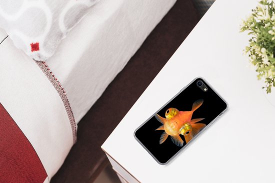 Coque iPhone SE 2020 - Poisson rouge - Animaux aquatiques - Yeux - Coque de téléphone en Siliconen