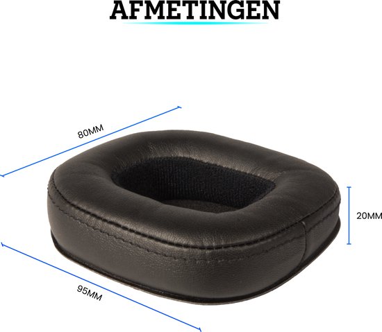 Coussinets Oreille Remplacement Pour Logitech G Astro A50 Gen 4 - Mousse Mémoire Et Cuir PU - Noir