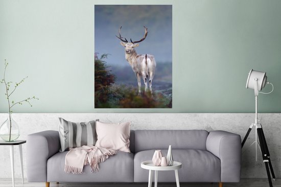 Affiche Cerf - Forêt - Bruyère - 90x120 cm