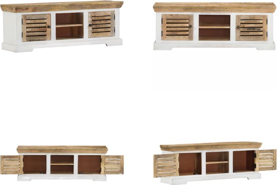 TV-meubel, massief teak, 175cm. breed