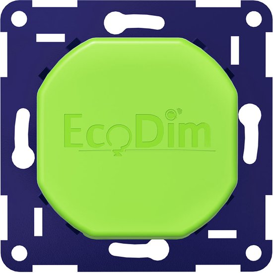 Basic LED Dimmer Inbouw - Fase Afsnijding, 0-150W, Druk-draai schakelaar, Draaidimmer voor LED Lampen, 100% Stil – EcoDim 04 - Ecodim
