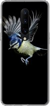 Geschikt voor OnePlus 7 Pro hoesje - Vogel - Veren - Portret - Siliconen Telefoonhoesje