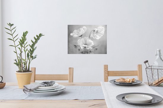 Stickers muraux - Feuille autocollante - Fleurs - Nature morte - Aquarelle - 40x30 cm - Feuille adhésive - Stickers muraux chambre enfant - Papier peint autocollant - Papier peint autocollant - Feuille autocollante