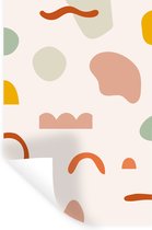 Muurstickers - Sticker Folie - Zomer - Patroon - Kleuren - 80x120 cm - Plakfolie - Muurstickers Kinderkamer - Zelfklevend Behang - Zelfklevend behangpapier - Stickerfolie