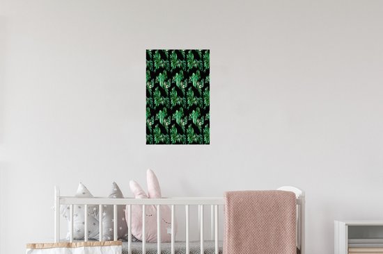 Stickers muraux - Vintage - Monstera - Feuilles - 20x30 cm - Film Adhésif