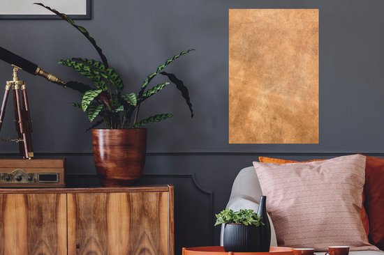 Stickers muraux - Sticker Foil - Cuir - Structure - Aspect Cuir - Marron - 40x60 cm - Film Adhésif - Stickers muraux Chambre Enfant - Papier Peint Auto Adhésif