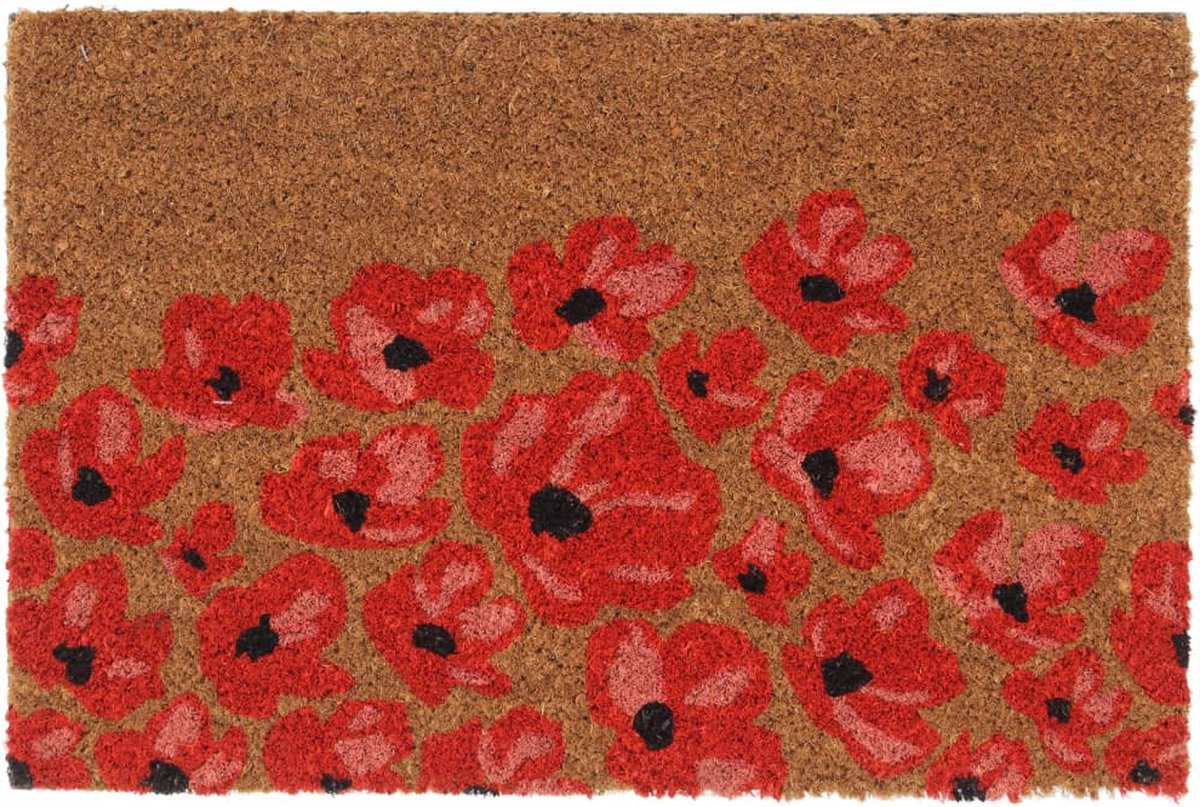 vidaXL - Deurmat - 40x60 - cm - getufte - kokosvezel - naturel