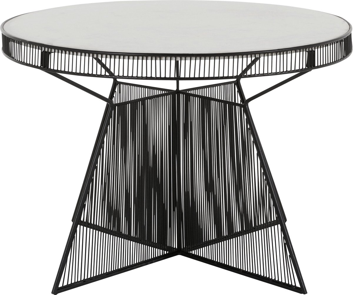 Notio Living Elmo-Salontafel - Zwart Marmerlook