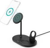 Hama Wireless Charger MagCharge - Station de recharge Multi pour iPhone et AirPods - Zwart