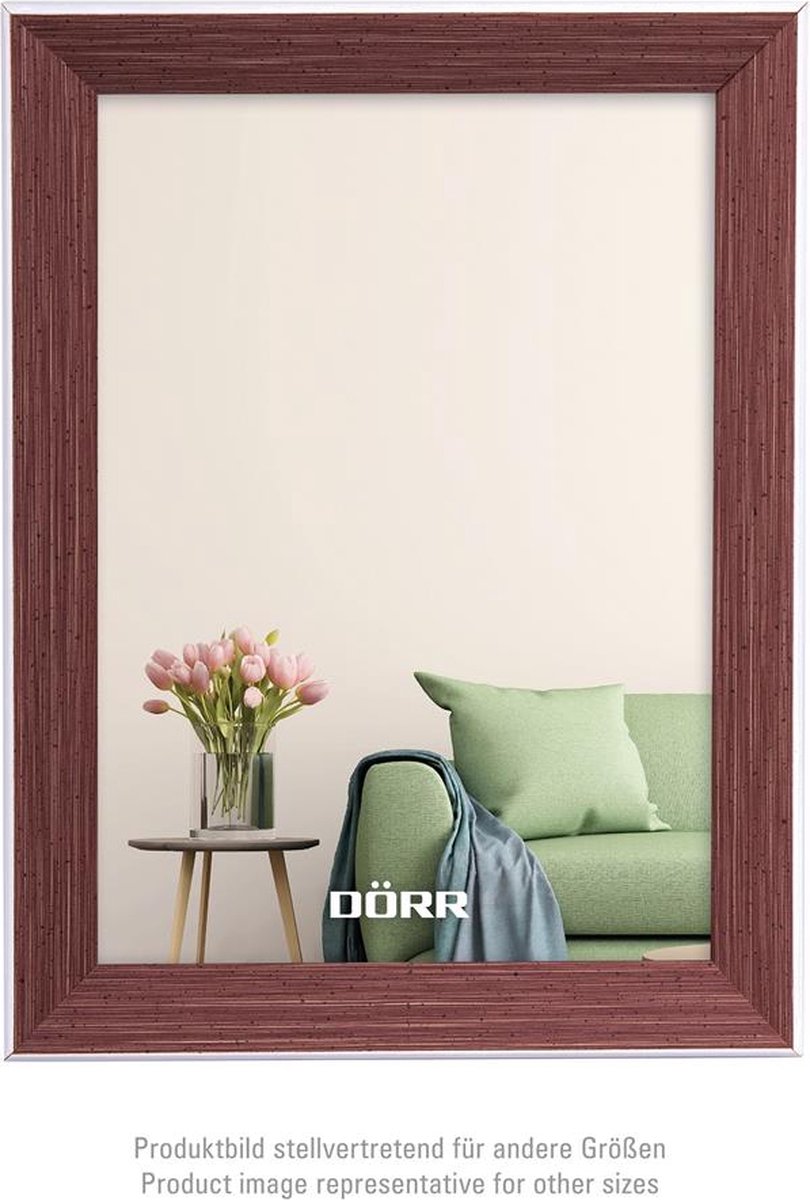 Dörr Wash Kunststof fotolijst 20x30 roodbruin
