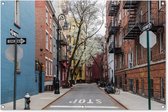 Tuinposter - Tuindoek - Tuinposters buiten - New York - Amerika - NYC - 120x80 cm - Tuin