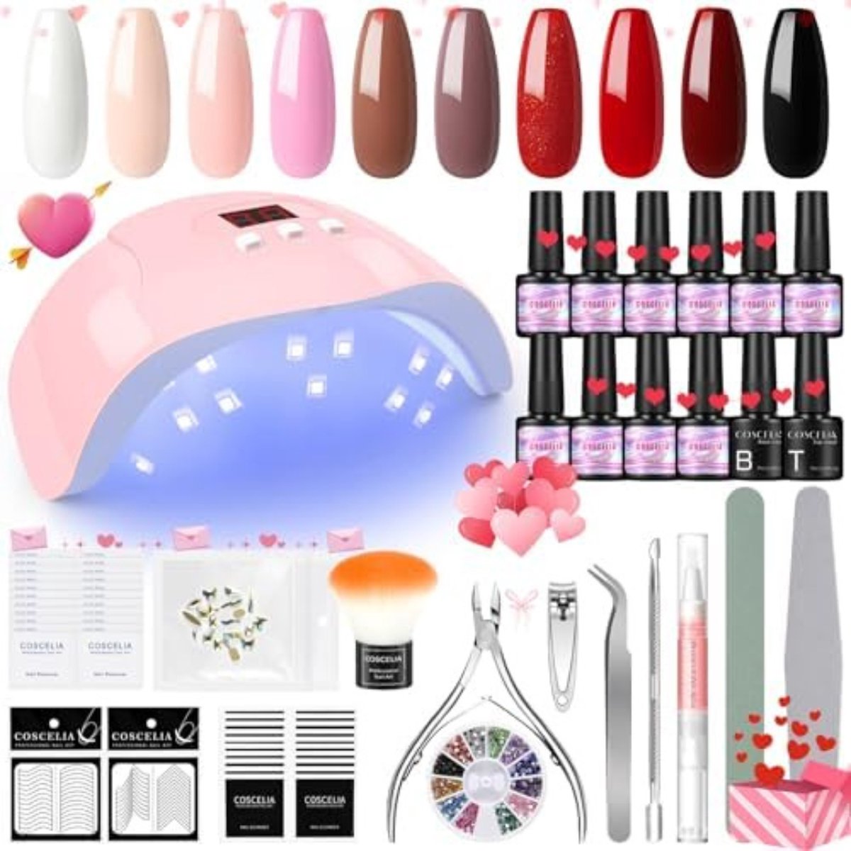 Goedkoopste Uv Lamp Gelnagels Starterspakket - Gellak Starterspakket - Gelnagel Set