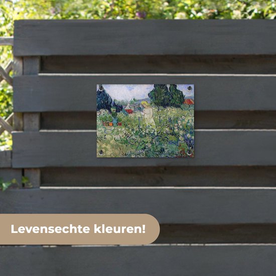 Décoration de Jardin Marguerite Gachet dans le jardin - Peinture de Vincent van Gogh - 40x30 cm