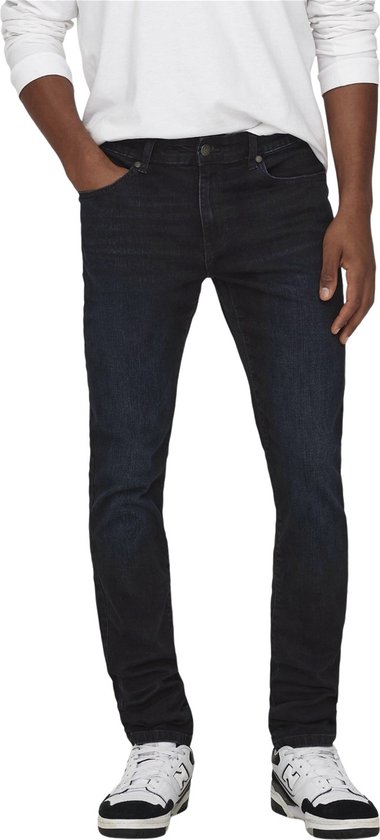 Only & Sons Heren Jeans Broeken ONSLOOM SLIM 6921 slim Fit Blauw 27W / 32L Volwassenen