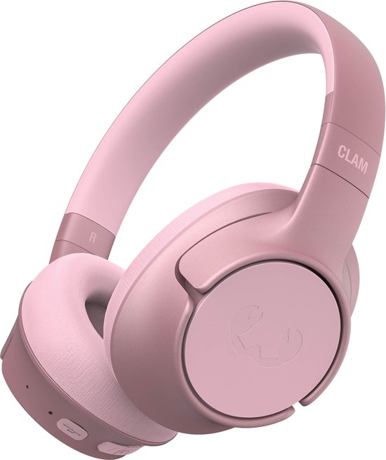 Foto: Fresh n rebel clam fuse noise cancelling hoofdtelefoon over ear pastel pink