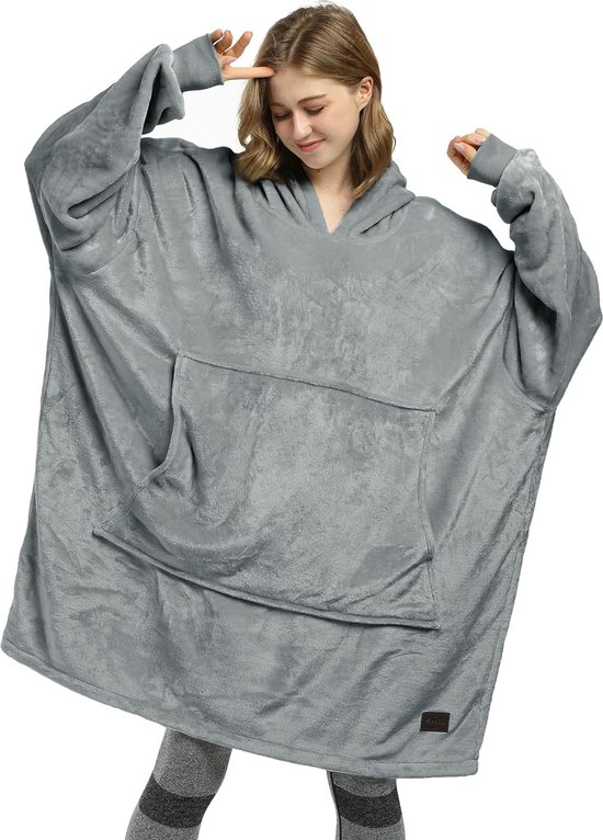 Oversized Hoodie Deken met Hondenprint - Ervaar knusheid en warmte