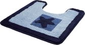 Kleine Wolke - Toiletmat Beach azuurblauw 50x50cm