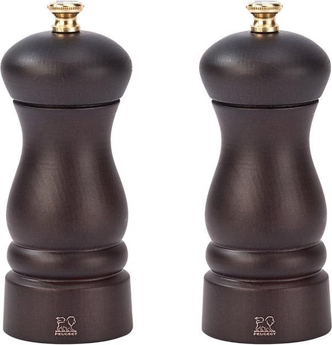 Stereotype genezen Mm Peugeot Clermont Peper- en Zoutmolen set - Chocolade | bol.com