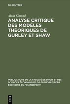 Analyse critique des modèles théoriques de Gurley et Shaw