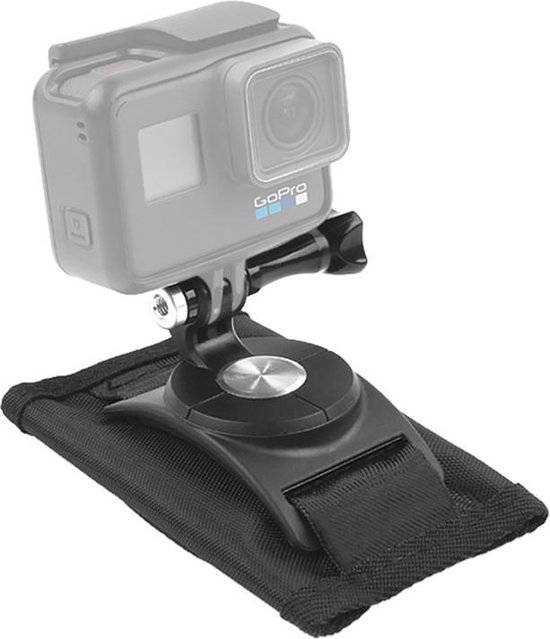Support de sangle à dégagement rapide rotatif à 360 degrés pour GoPro -  Noir | bol.com