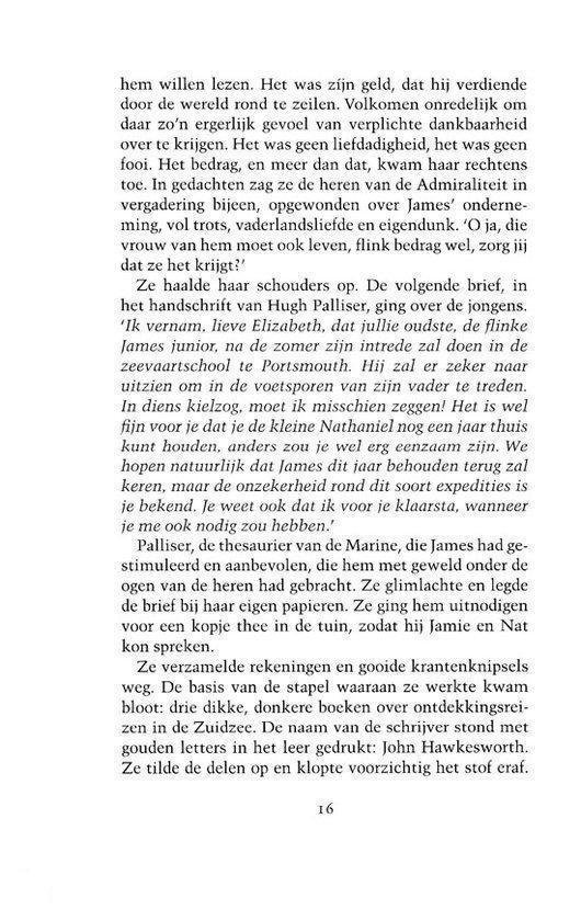 Pagina met tekst over de brieven van James en de marine.