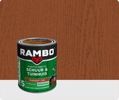 Rambo Schuur & Tuinhuis pantserbeits zijdeglans transparant teakhout 1204 750 ml