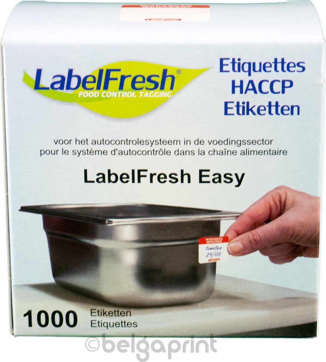 1000 LabelFresh Easy - 30x25 mm - woensdag-mercredi - HACCP etiketten / stickers
