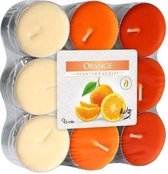 Bispol Geurtheelicht sinaasappel 18 stuks - Hot Item!