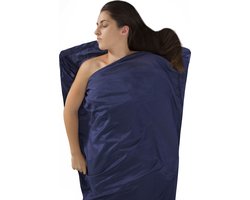 Sea to Summit Silk Cotton Liner Mummy Lakenzak - Katoen - Blauw - Mummy model