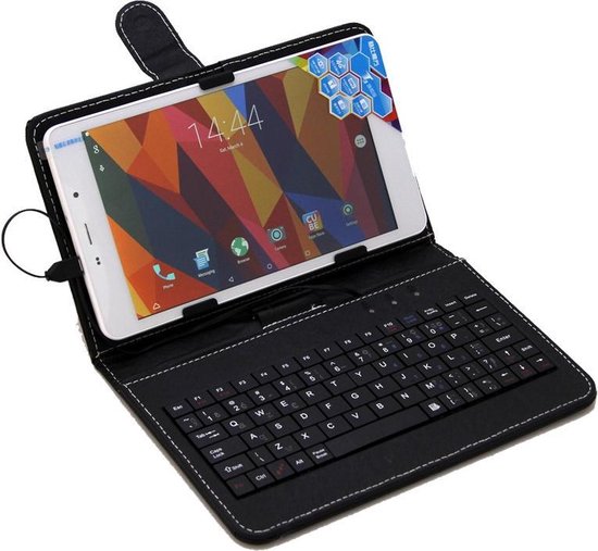Tablet Hoes met Toetsenbord en Stylus Pen voor 7 Inch Tablets - Universeel  | bol.com