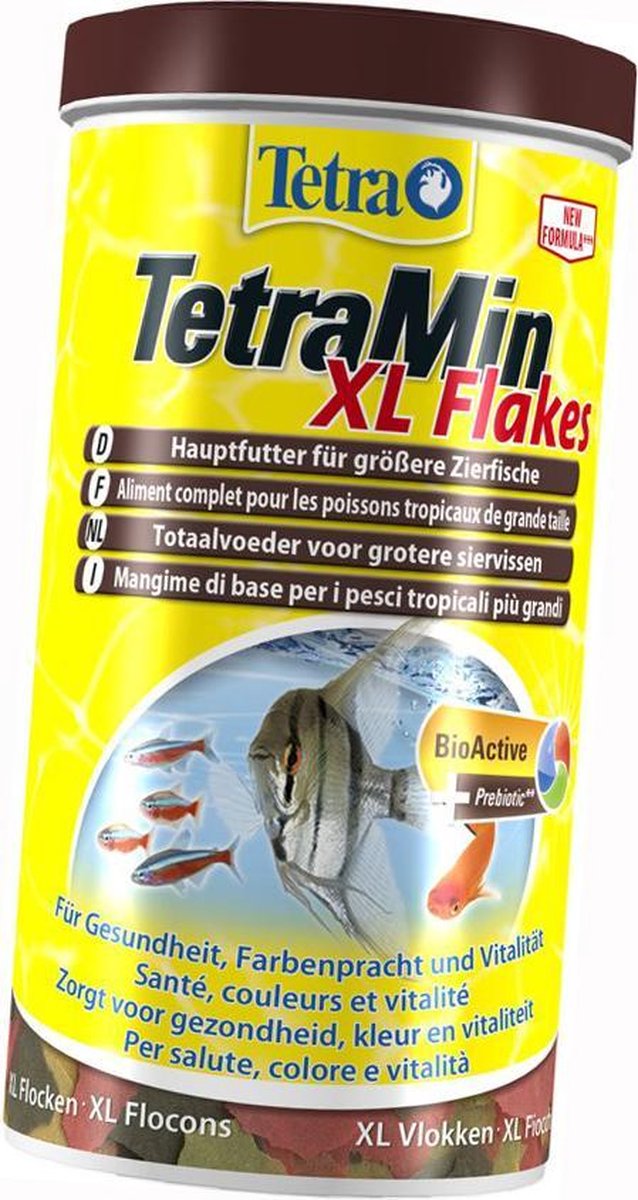 Tetramin XL Bio Active Vlokken Siervissen - Vissenvoer - 1 ltr