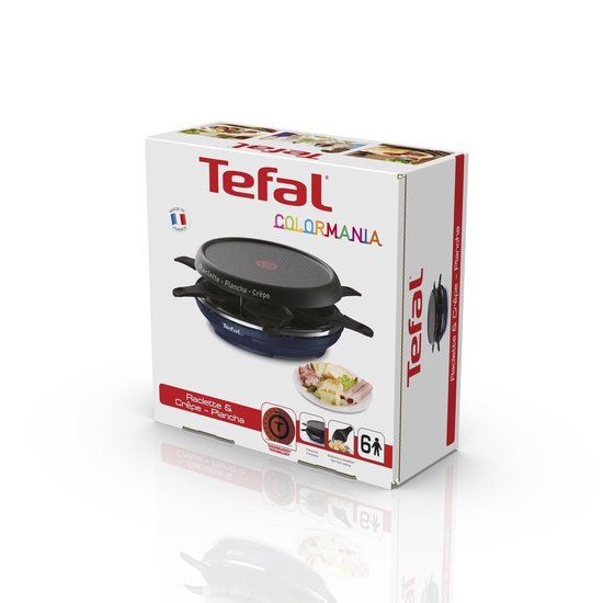 Tefal Neo Deco 6 RE12A4 6 personne(s) 850 W Noir, Bleu