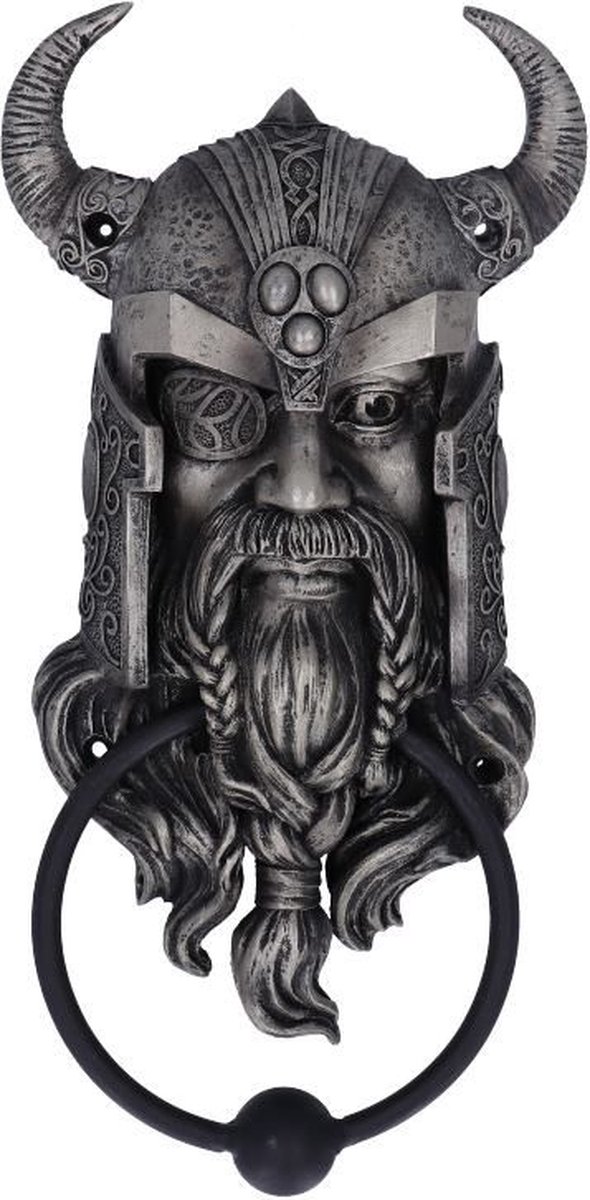 Boutique Trukado - Deurklopper Odin's Realm Zilverkleurig - 23,5cm