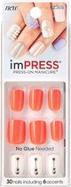 Kiss imPRESS Press-on Manicure Boss Lady - Faux ongles - Ongles - Presse sur les ongles - Ongles adhésifs - Faux Faux ongles - 30 pièces - Meilleure qualité
