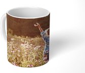 Mok - Vrouw - Bloemen - Lente - 350 ML - Beker