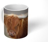 Mok - Schotse hooglander - Licht - Portret - 350 ML - Beker