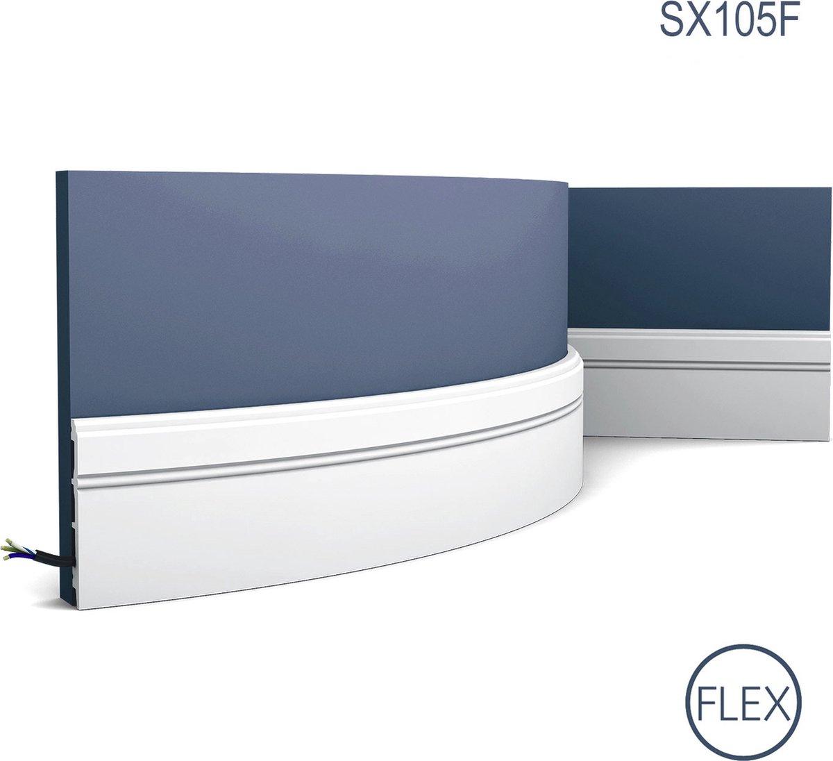 SX105F Flex plint 108 x 13mm