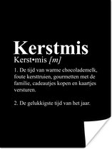 Affiche Noël - Fête - Citations - 60x80 cm - Décoration de Noël - Décoration de Décorations de Noël - Décoration de Noël Salon